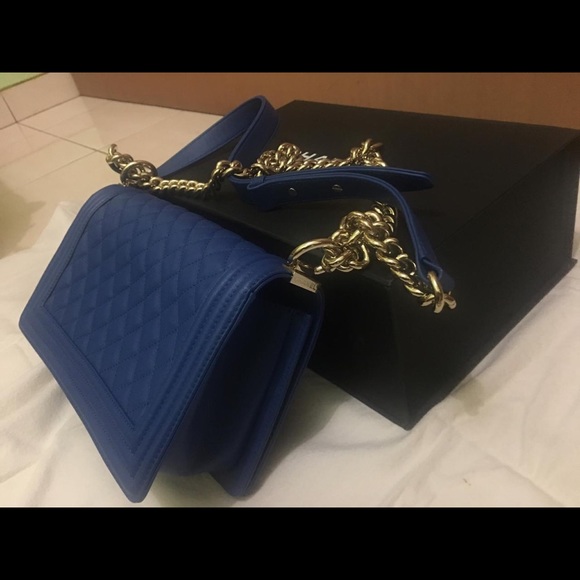 Authentic New Medium Boy Calfskin GHW l - Picture 3 of 8